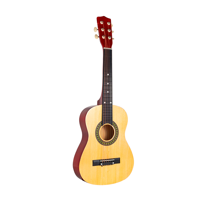 Gitarre aus Naturholz – tragbare Akustikgitarre mit warmem Klang
