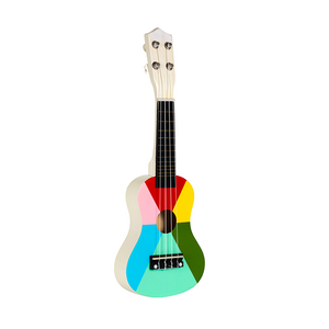 21-Zoll-Ukulele mit individuellem Muster – farbenfrohes Musikinstrumentenspielzeug f&uuml;r Kinder