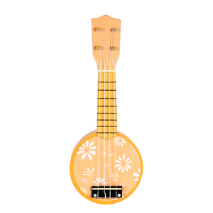 16-Zoll-Ukulele mit rundem Blumenmuster – Musikinstrumentenspielzeug f&uuml;r Kinder